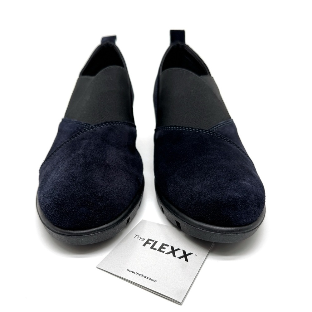 THE FLEXX Women's Dark Blue and Black Wedges Size 9 - Picture 2 of 10